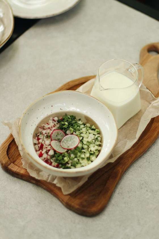 Окрошка з куркою
