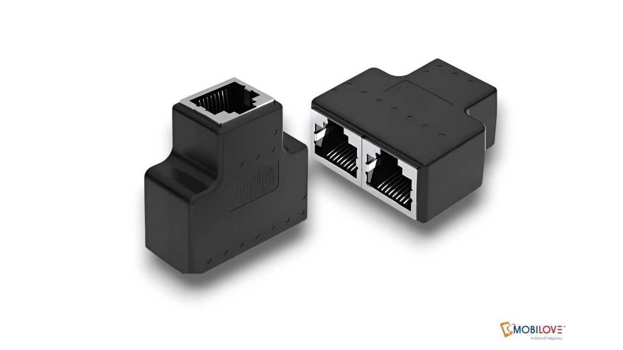 LAN cable adapter (2-way output), 1111111111159