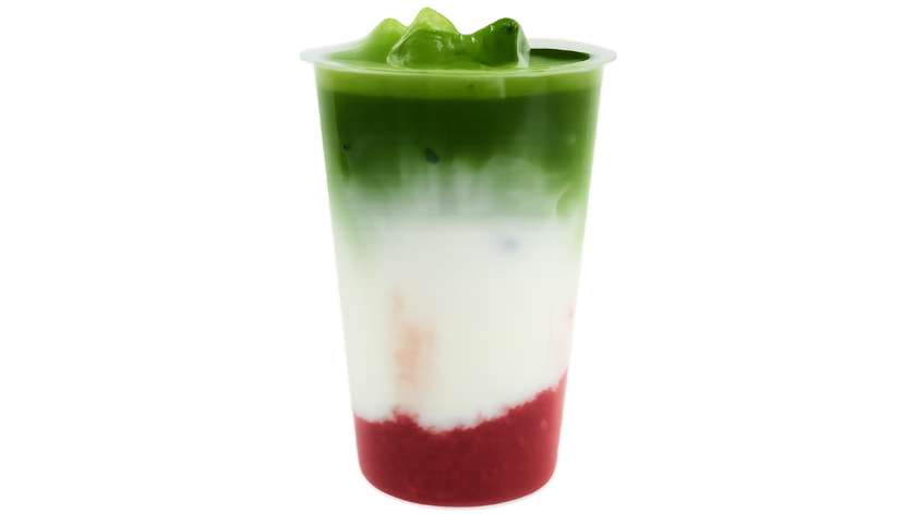 RASPBERRY MATCHA LATTE (400ml)