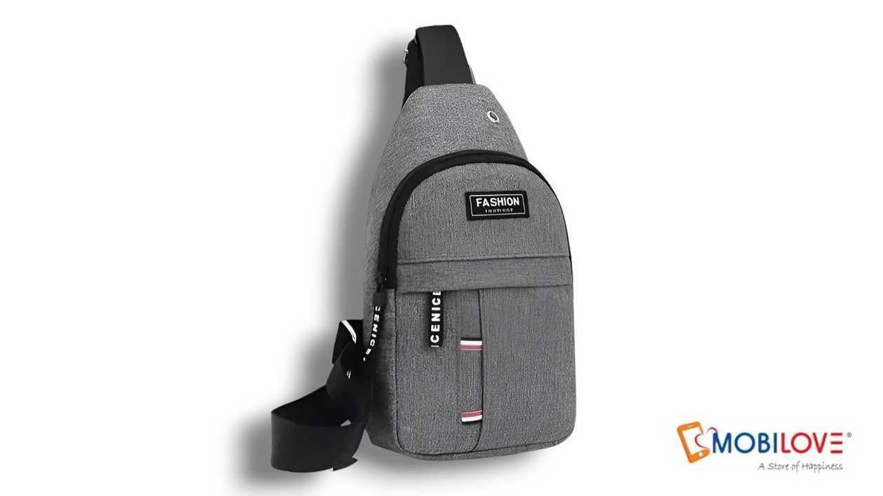 Small backpack, gray, 1111111111172