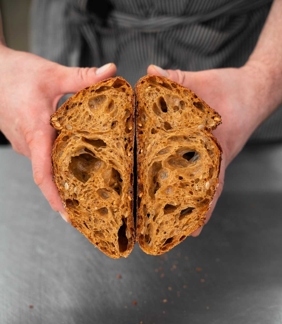 Dark Tartine with Seeds