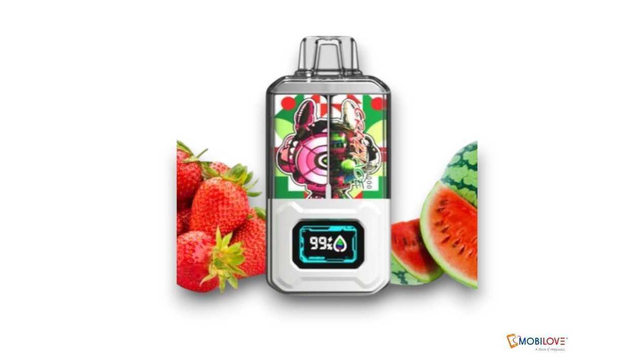 CrazyAce 15000 smoke, strawberry-watermelon, 4897134820460
