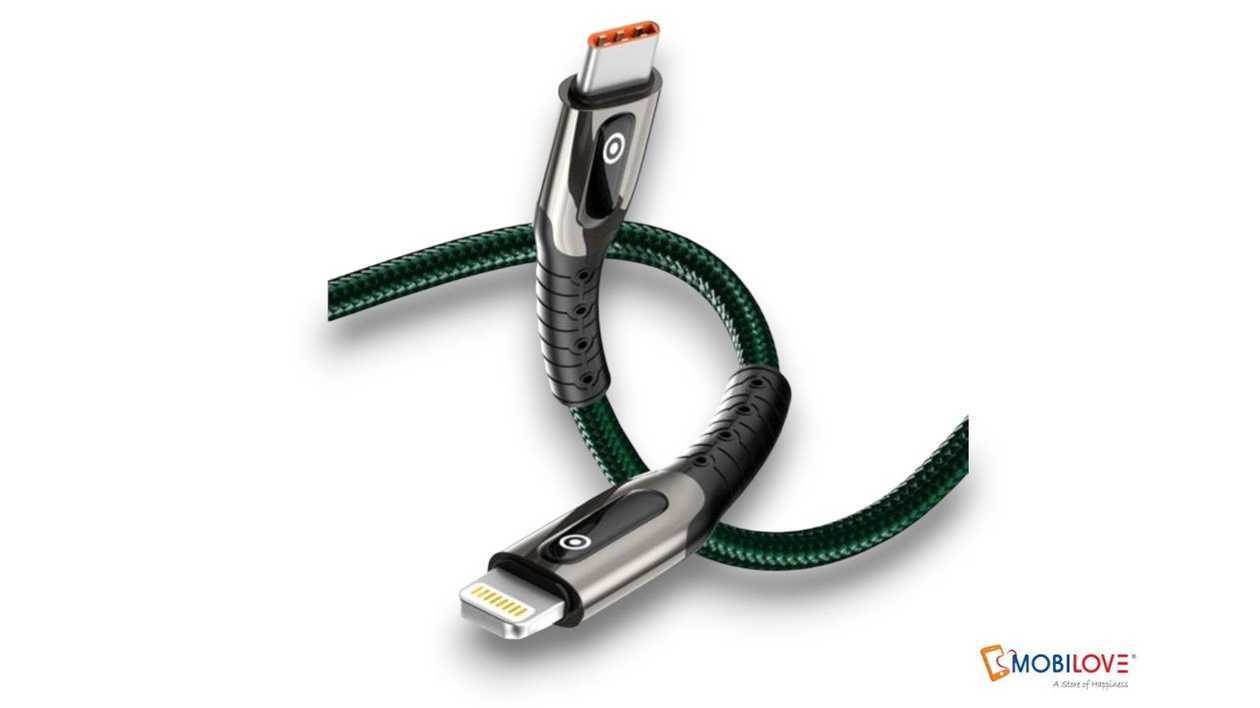 Euroacs EU-Z138C, Type C - Lightning cable 27W, green, 7202234662600