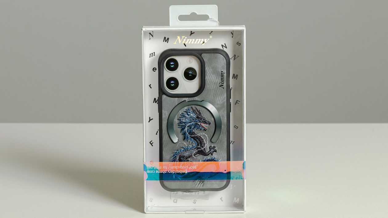 Case (cabro) Nimmy IPH 15 PRO, gray, 6971080317958