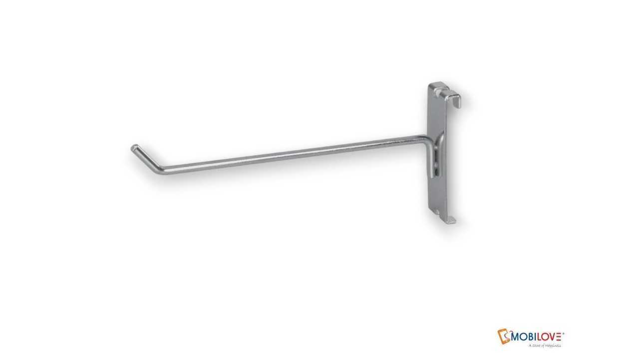 Hook for display rack, (stainless nickel), 15 cm, 1111111111258
