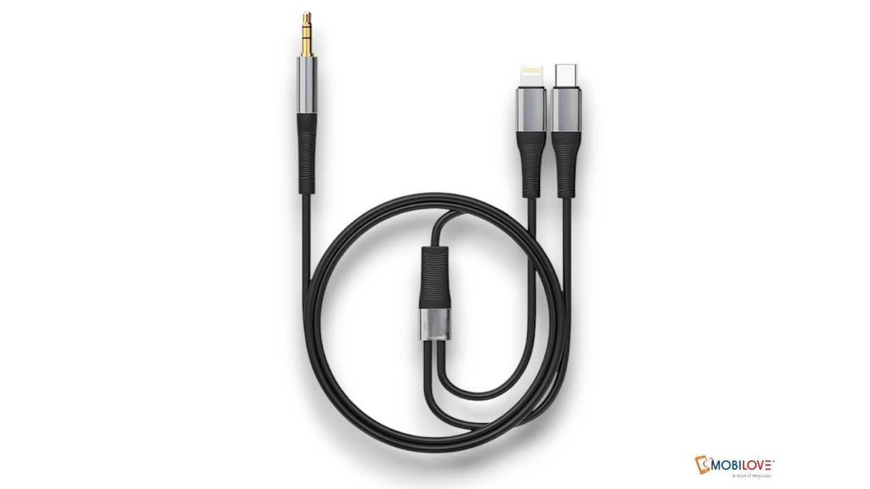 Euroacs P351 AUX - Type C and Lightning (out) transmitter, 7202258093381