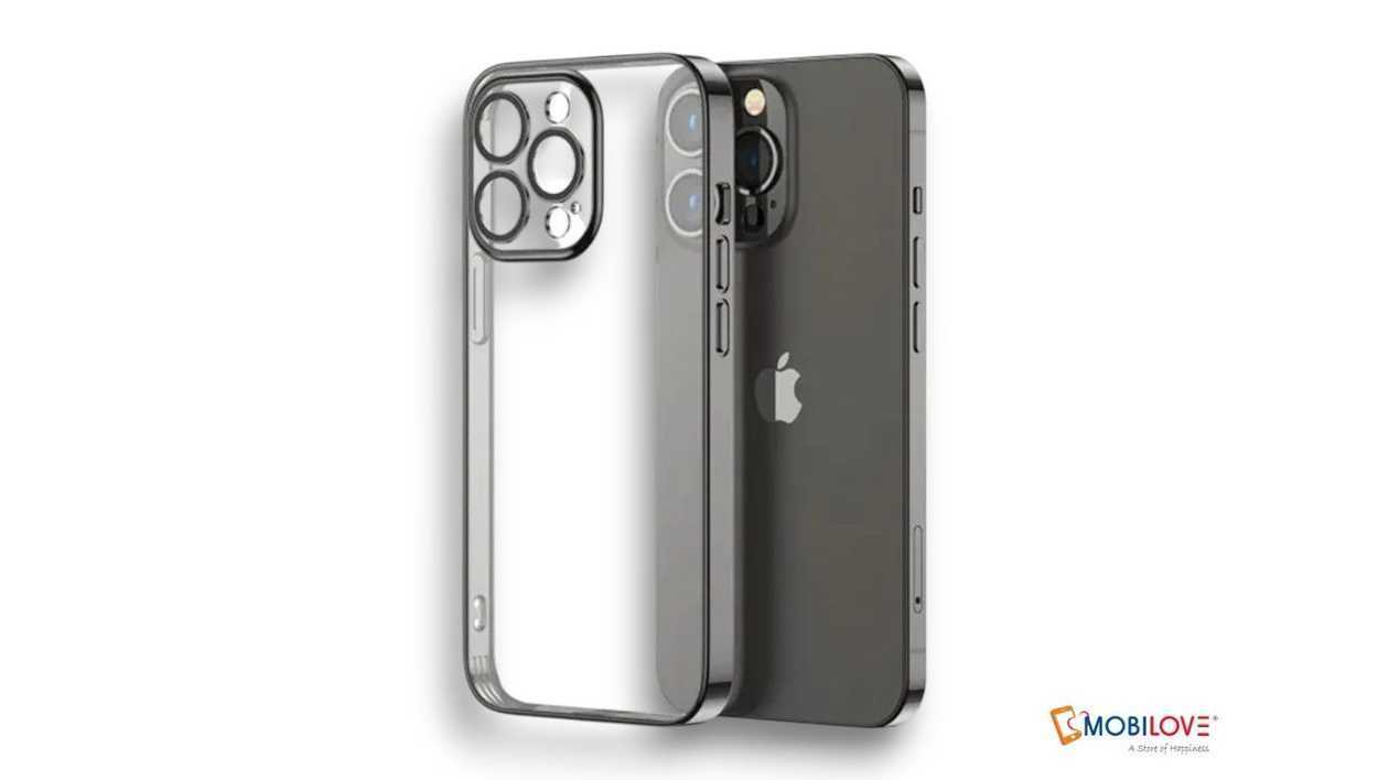 Joyroom transparent case (cabro), black edge