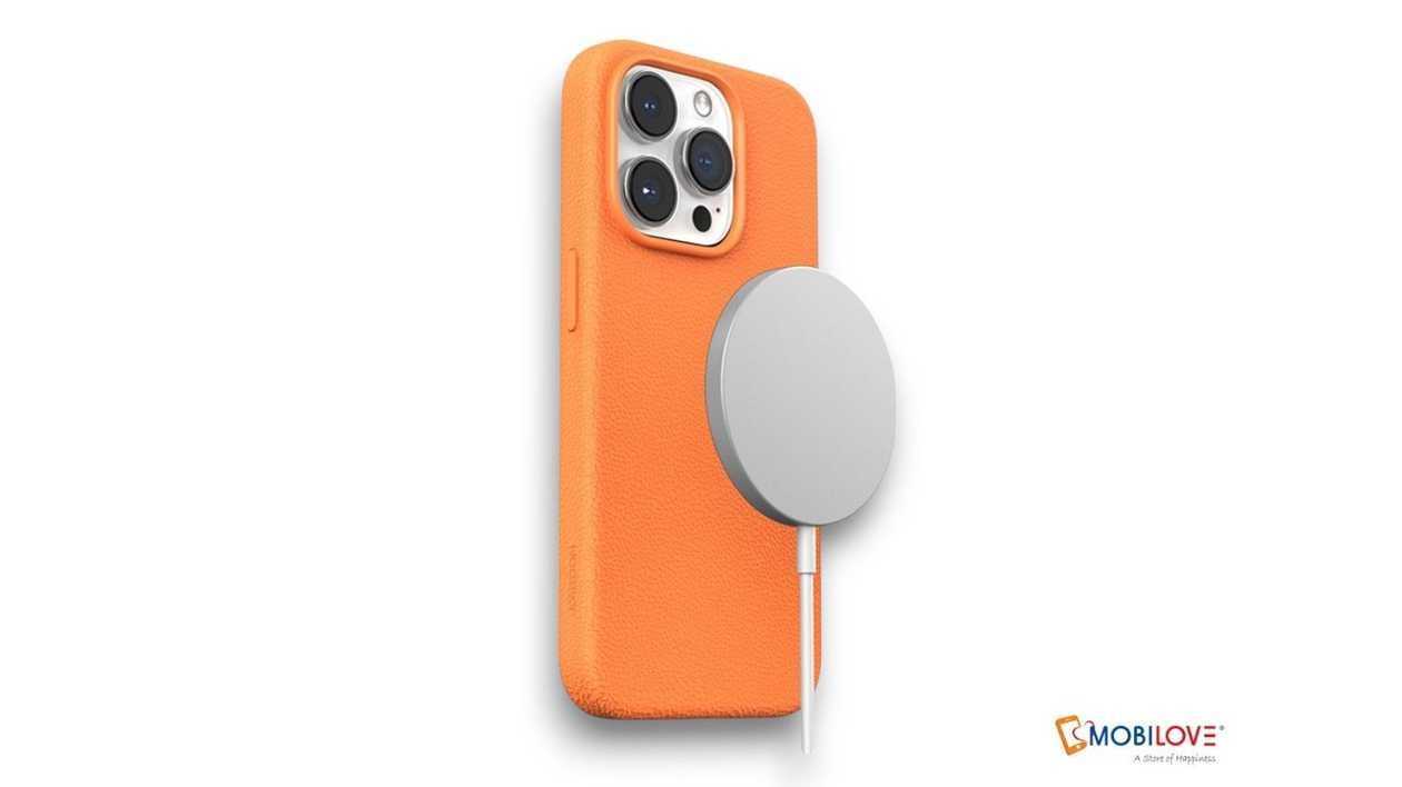 Joyroom Case (cabro) JR-BP006 MGSF IPH 15 PRO, orange, 6956116720223