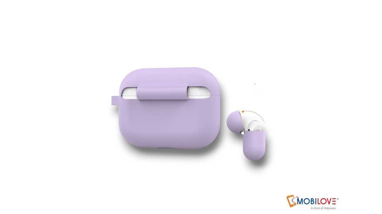 Soft silicone case for Airpods case: purple 2001004000001