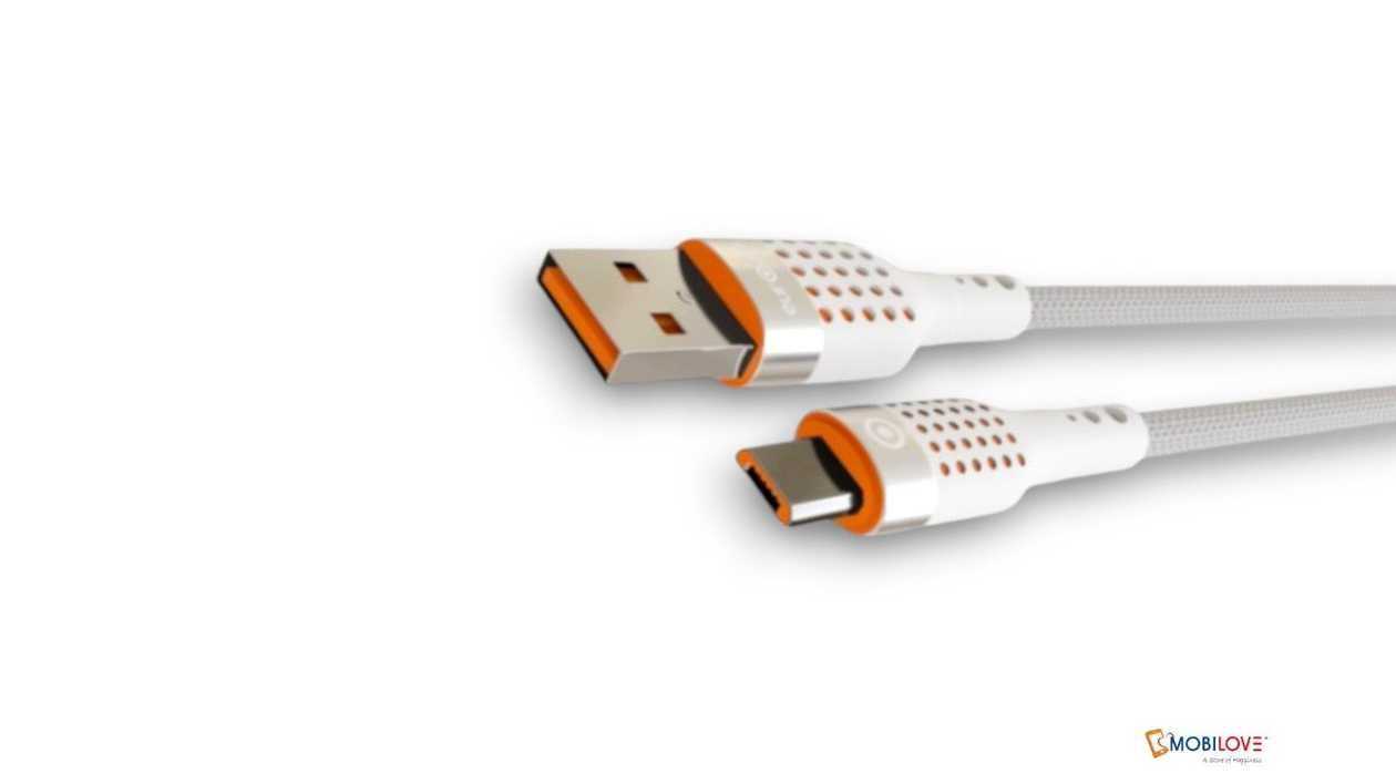 Euroacs EU-Z115A, USB - Micro cable, white, 7202247631631