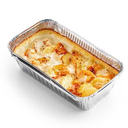 Potato gratin with chicken and mozzarella 1 pc