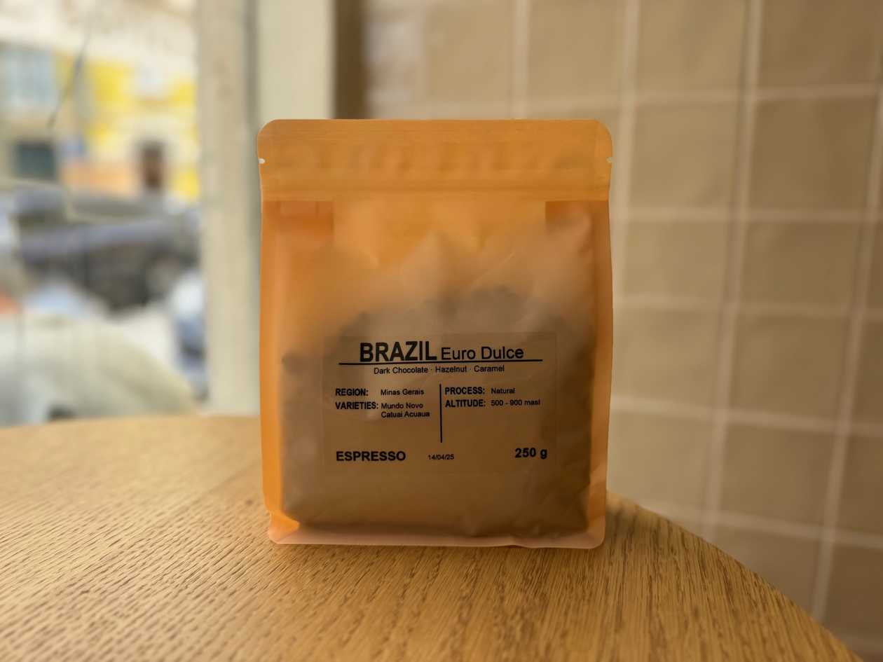Brasil Euro Dulce Specialty Coffee Beans Espresso 250 g