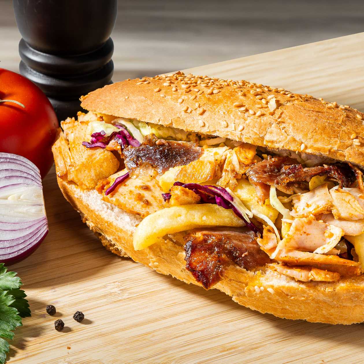 Sandwich Rapid Mix (Pui-vita-curcan-oaie)