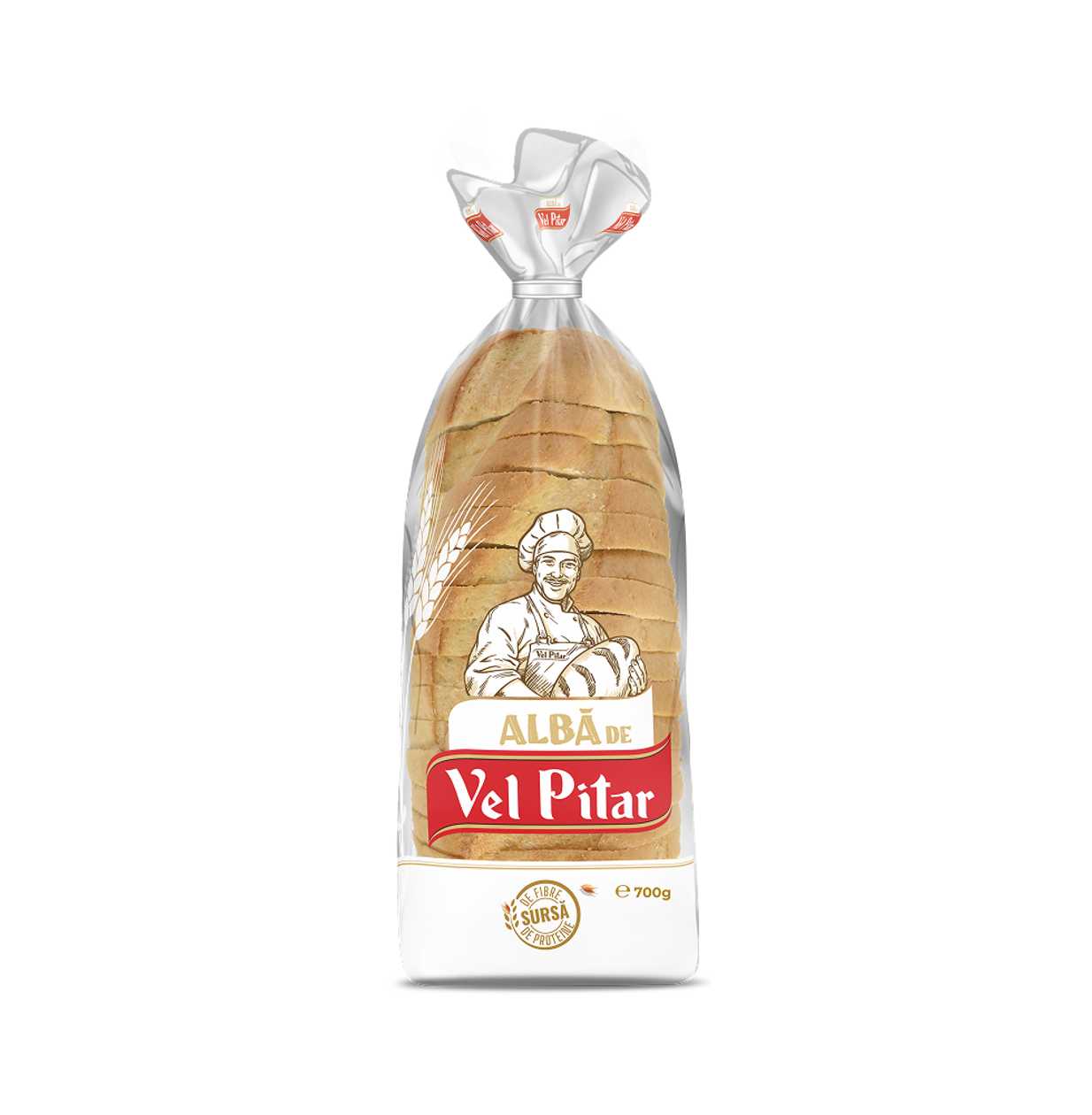 Vel Pitar, White Sliced Bread, 700 g (expires soon)
