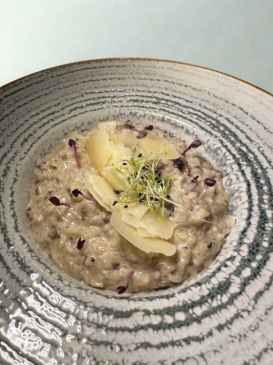 Risotto with Mushrooms and Truffles