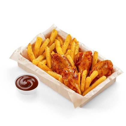 Lunchbox with fries 1 pc
