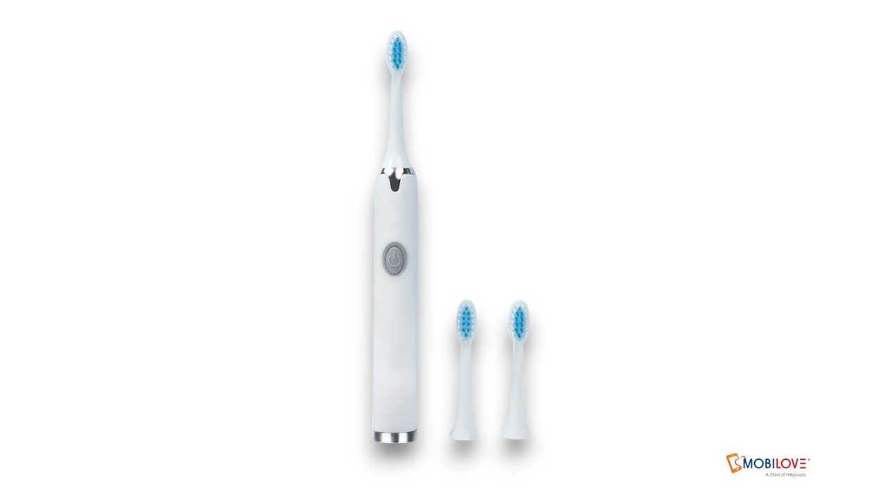 Electric toothbrush E-810, white, with 3 heads, 5764989634