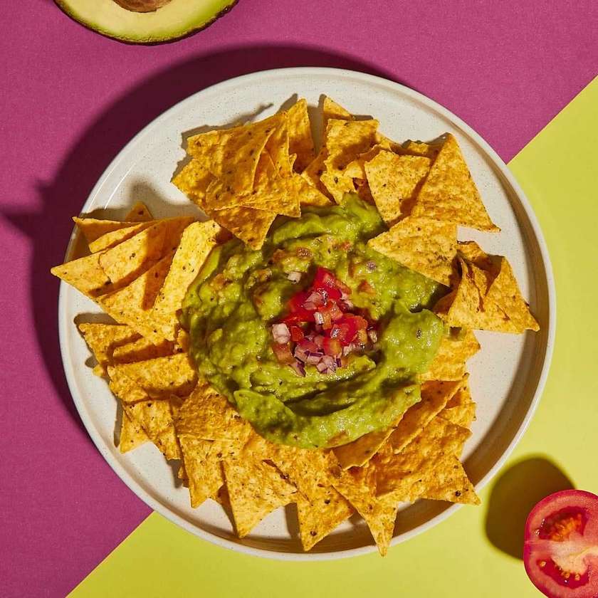 Nachos com Guacamole