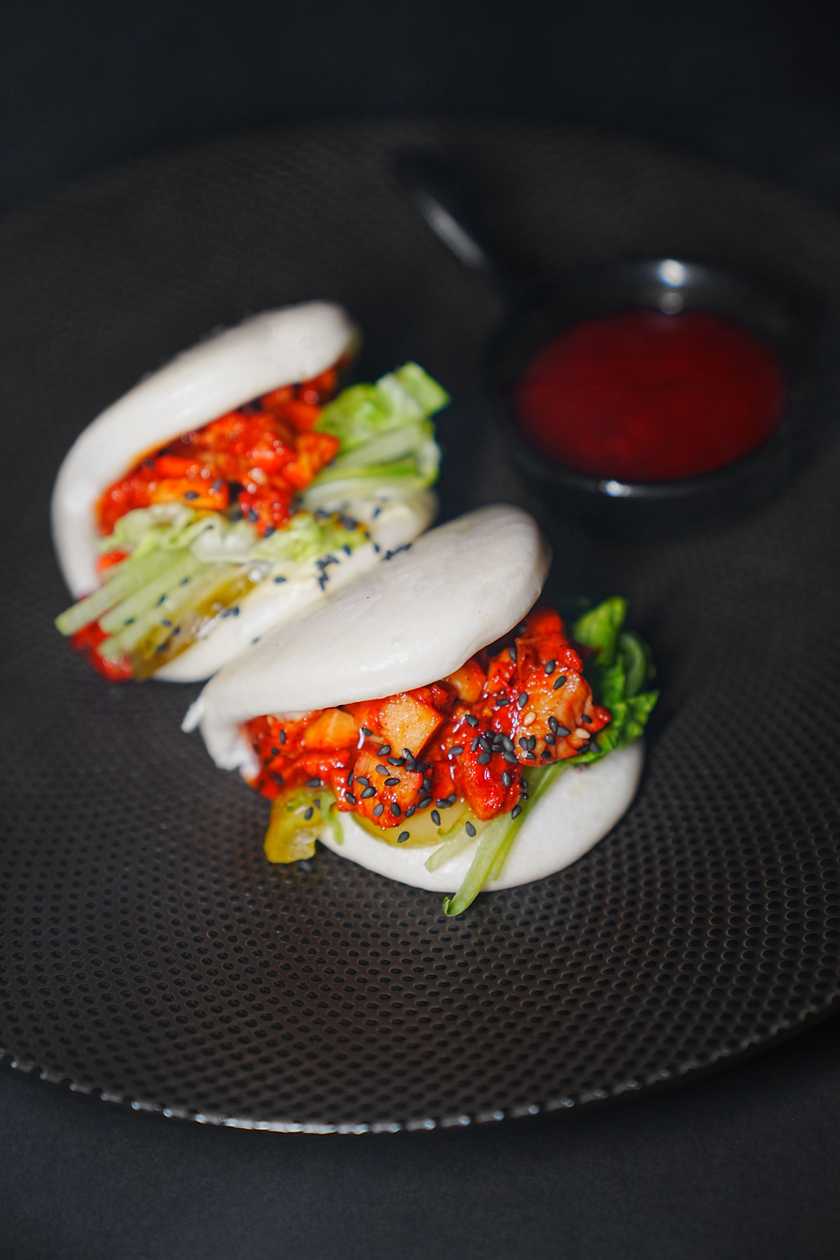 Gochujang Chicken Gua Bao Bun