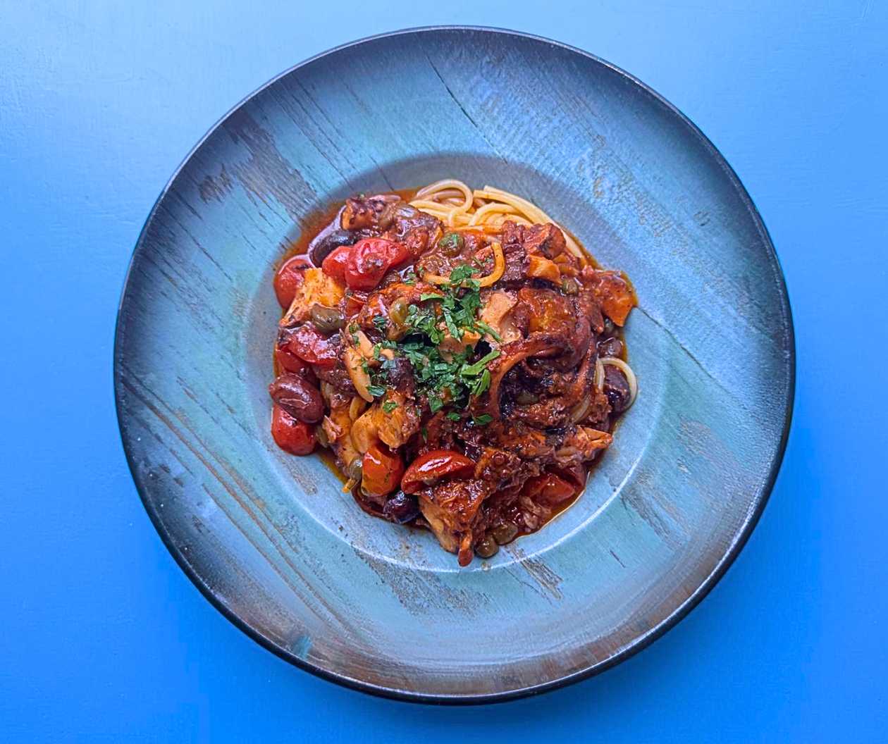 Spaghetti Octopus