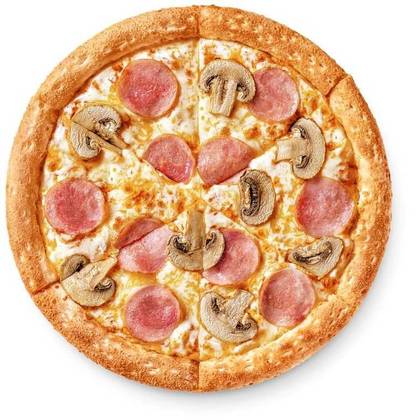 Ham and mushrooms