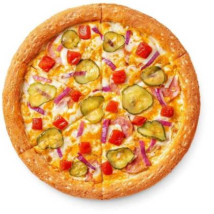 Burger pizza