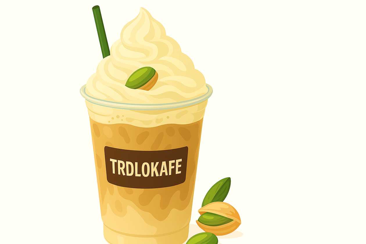 Limitované trdlokafe latte - ledové PISTÁCIOVÉ