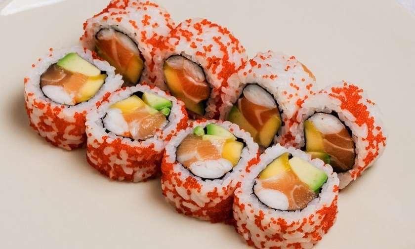 Uramaki ebi mango -8 szt-