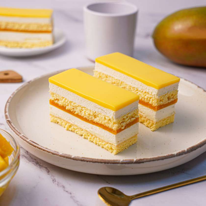 Prajitura fara zahar cu mango, 65 g