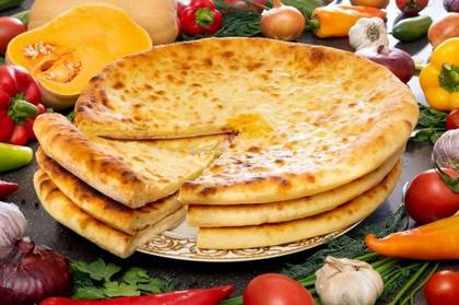 Пиріг з картоплею, морквою та сиром 30 см (1021 г)
