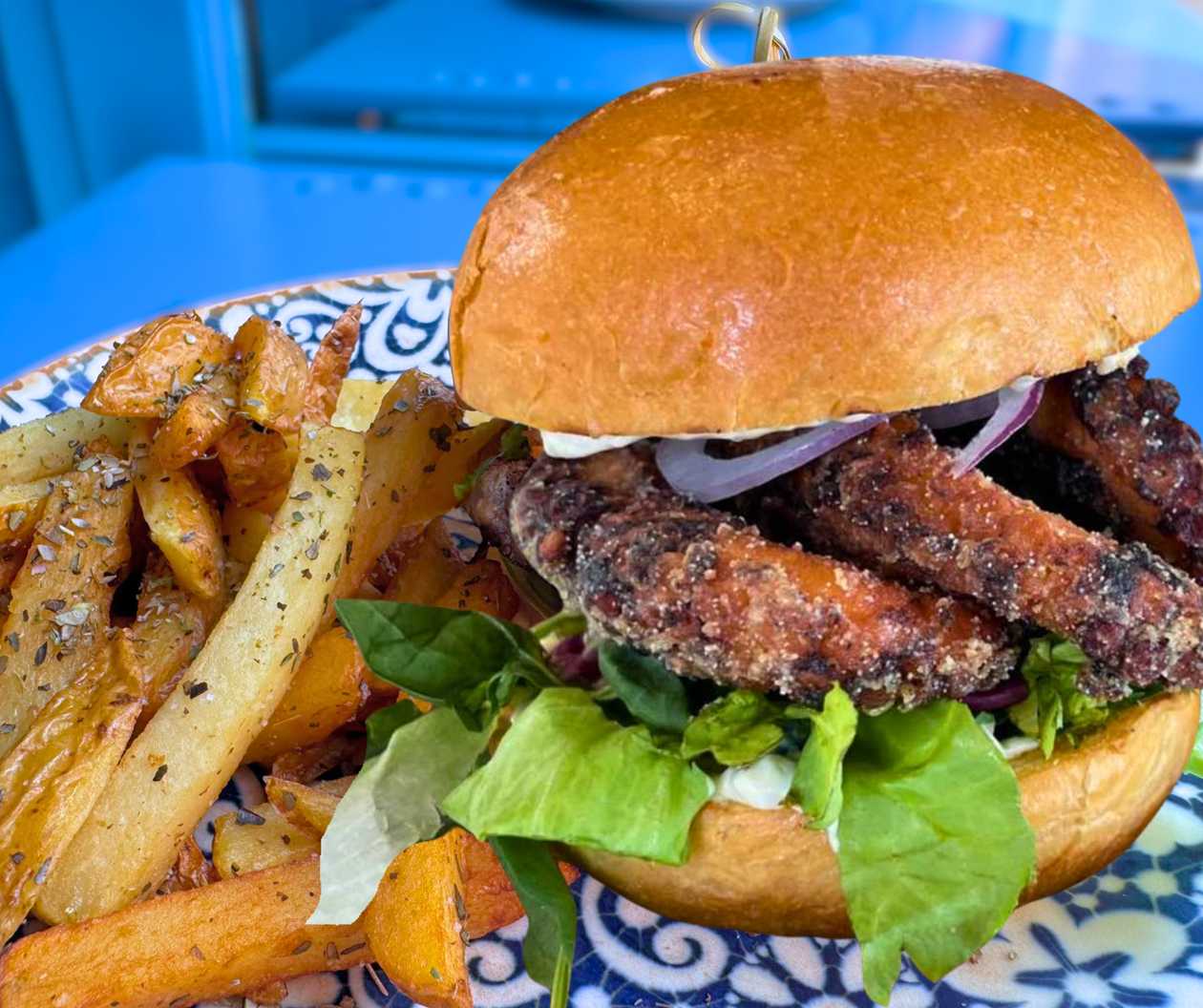 Octopus Burger