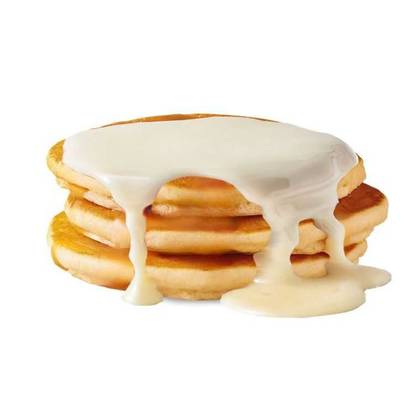 Pancakes with condensed milk