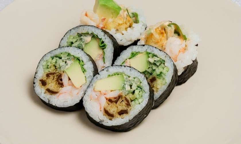 Futomaki ebi ten -6 szt-