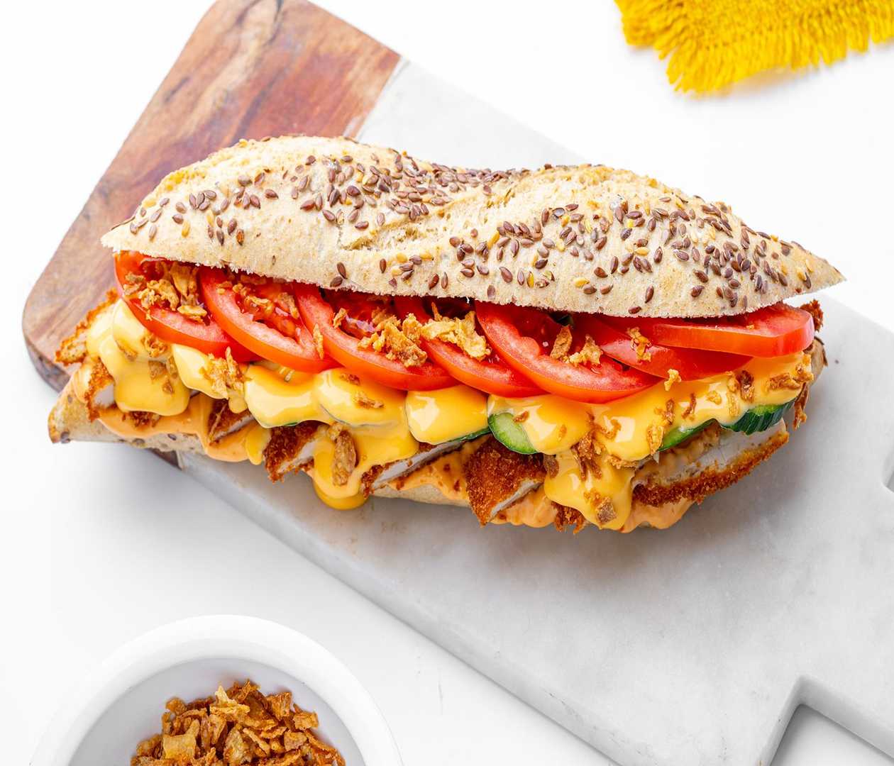 Golden (Cheddar) Crunch Sandwich