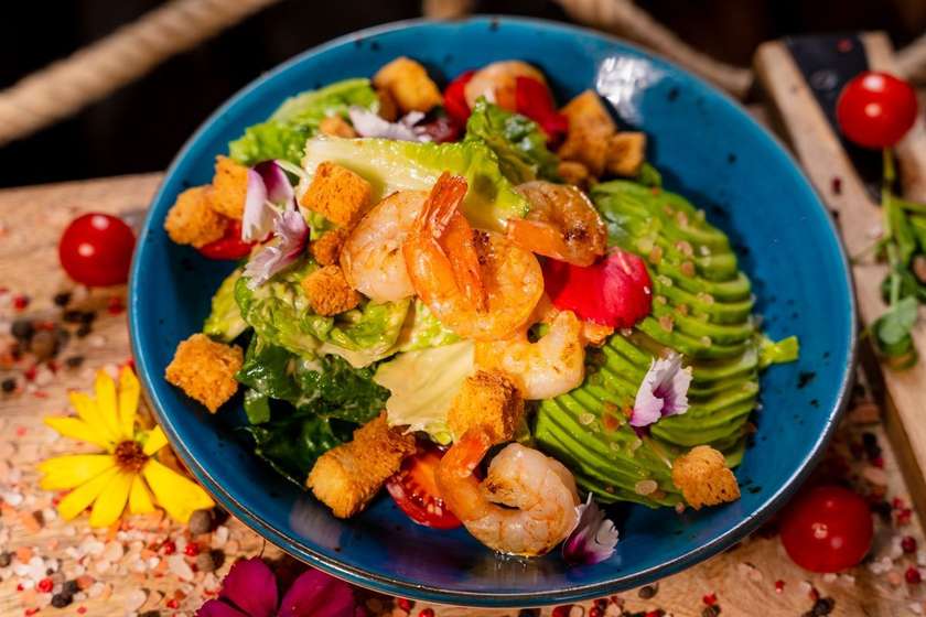 Shrimp Caesar Salad