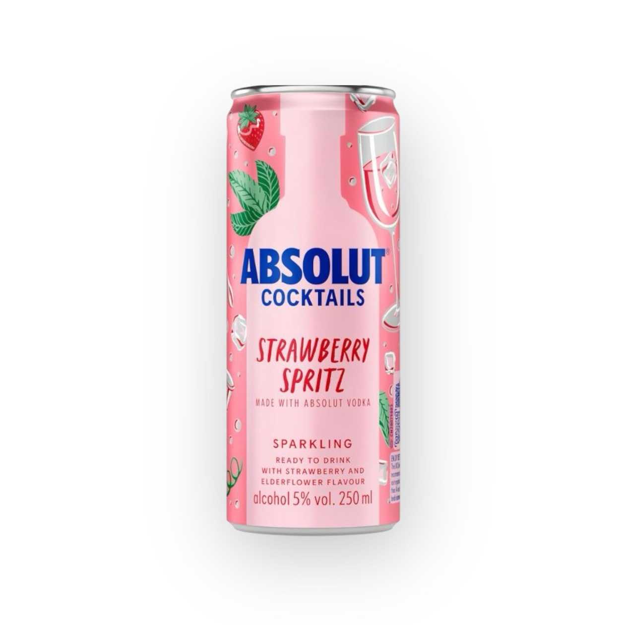 Absolut Coctails Strawberry Spritz