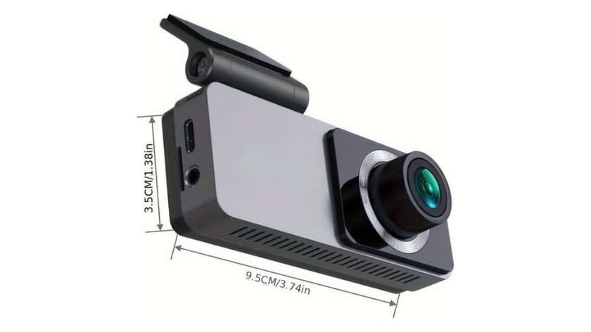 Andowl Portable 4K Dash Cam Rear View Camera