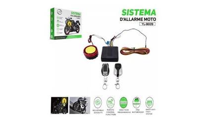 Motorcycle anti-theft alarm system double remote control security siren YL-B009