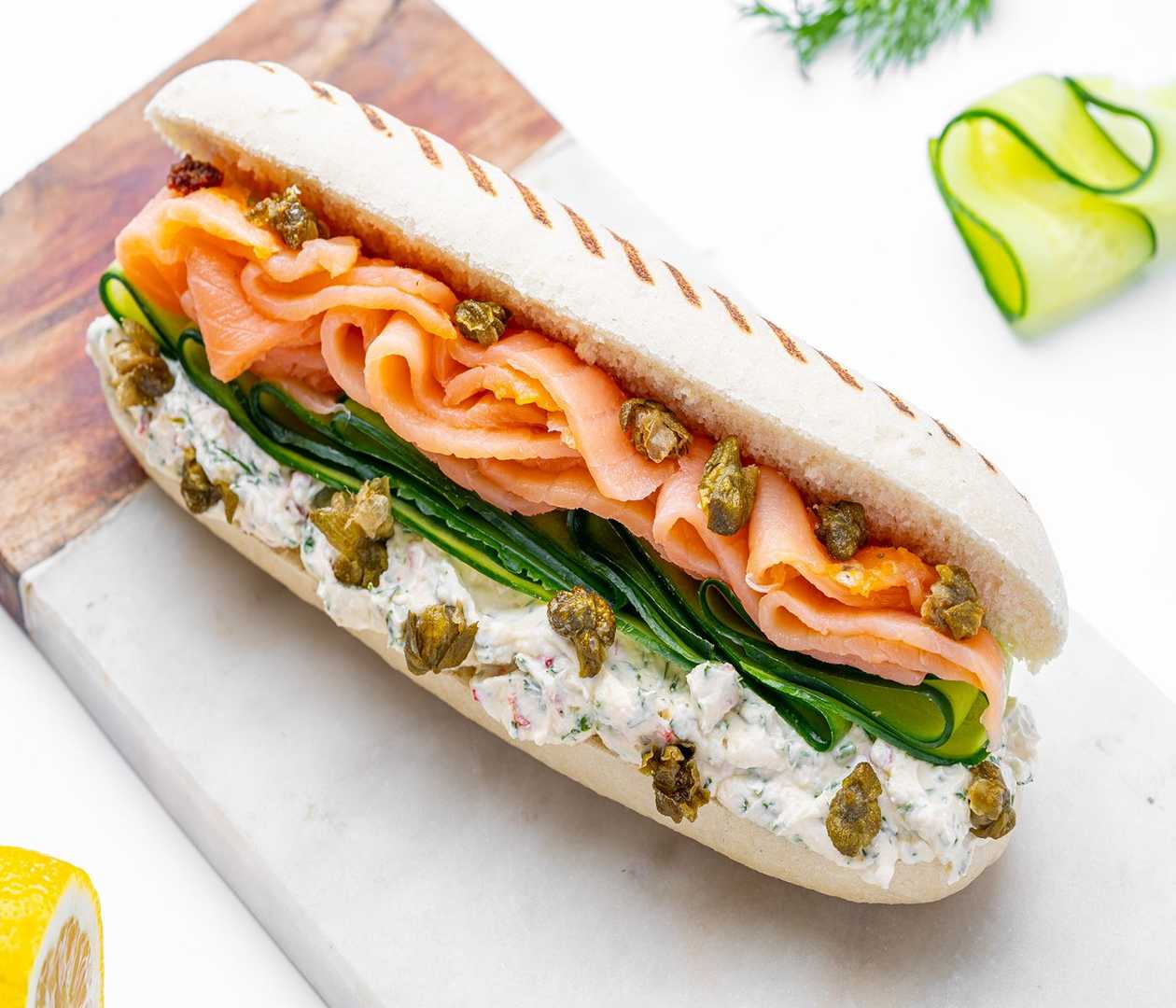 Smoky Salmon Sandwich