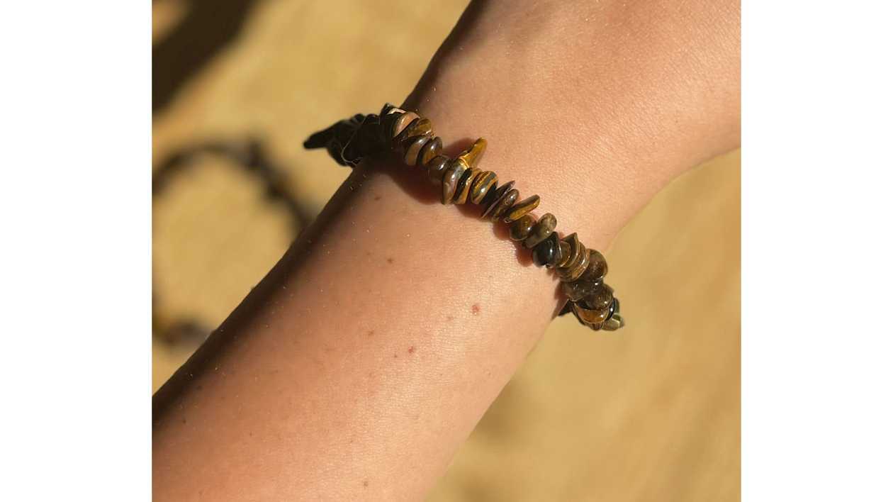 Tiger Eye Chip Bracelet