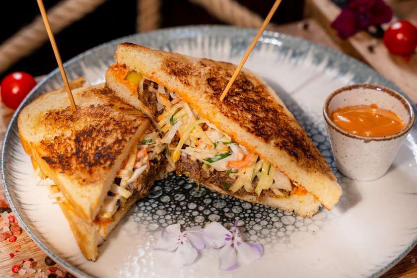 Pulled Pork Cheek Sandwich