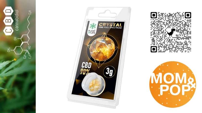 CBD Crystals 90%, 3g