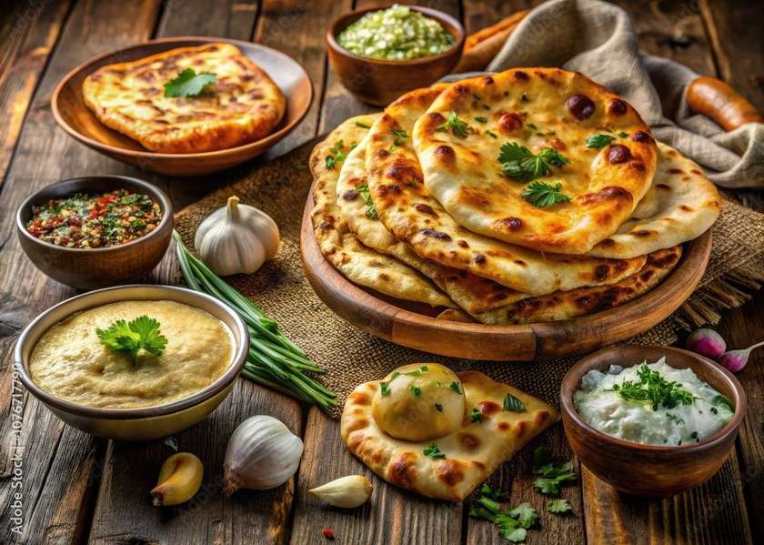 Keema Naan with Gravy