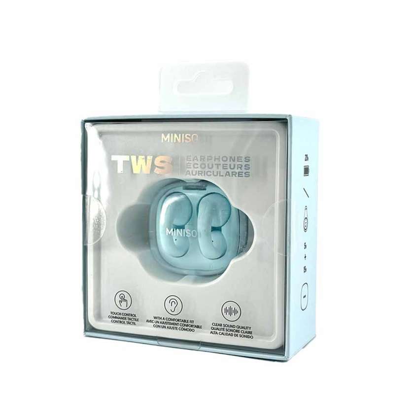 უსადენო ყურსასმენი/Pea Series Clip-on Wireless Earphones  Model: H99  (Blue)