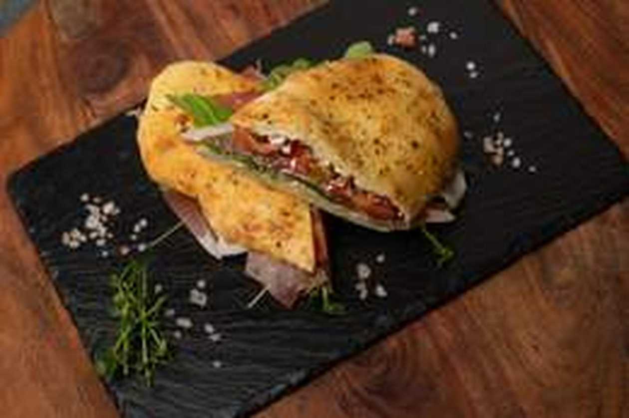 Salami Sandwich Panini