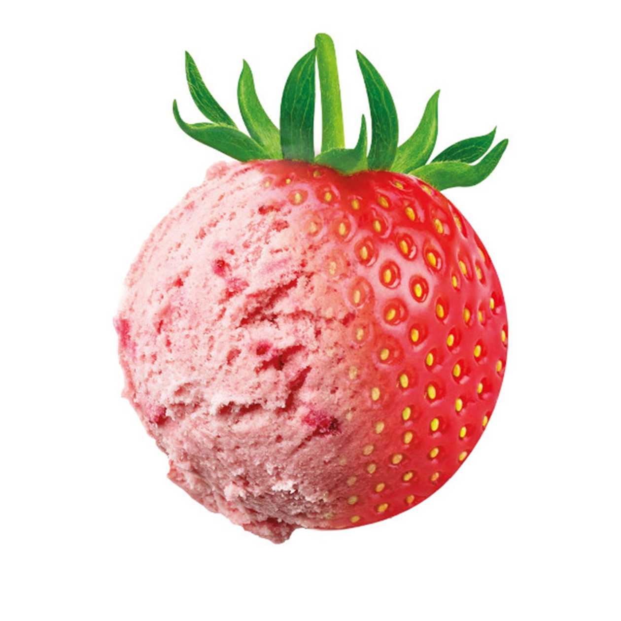 Strawberry ice cream