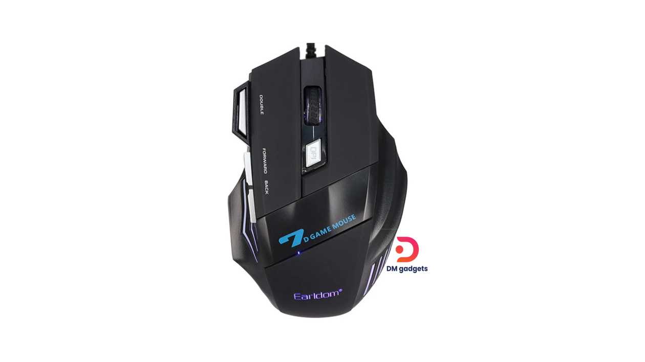 #334A#Earldom® ET-KM11 7 Key Wired RGB Gaming Mouse