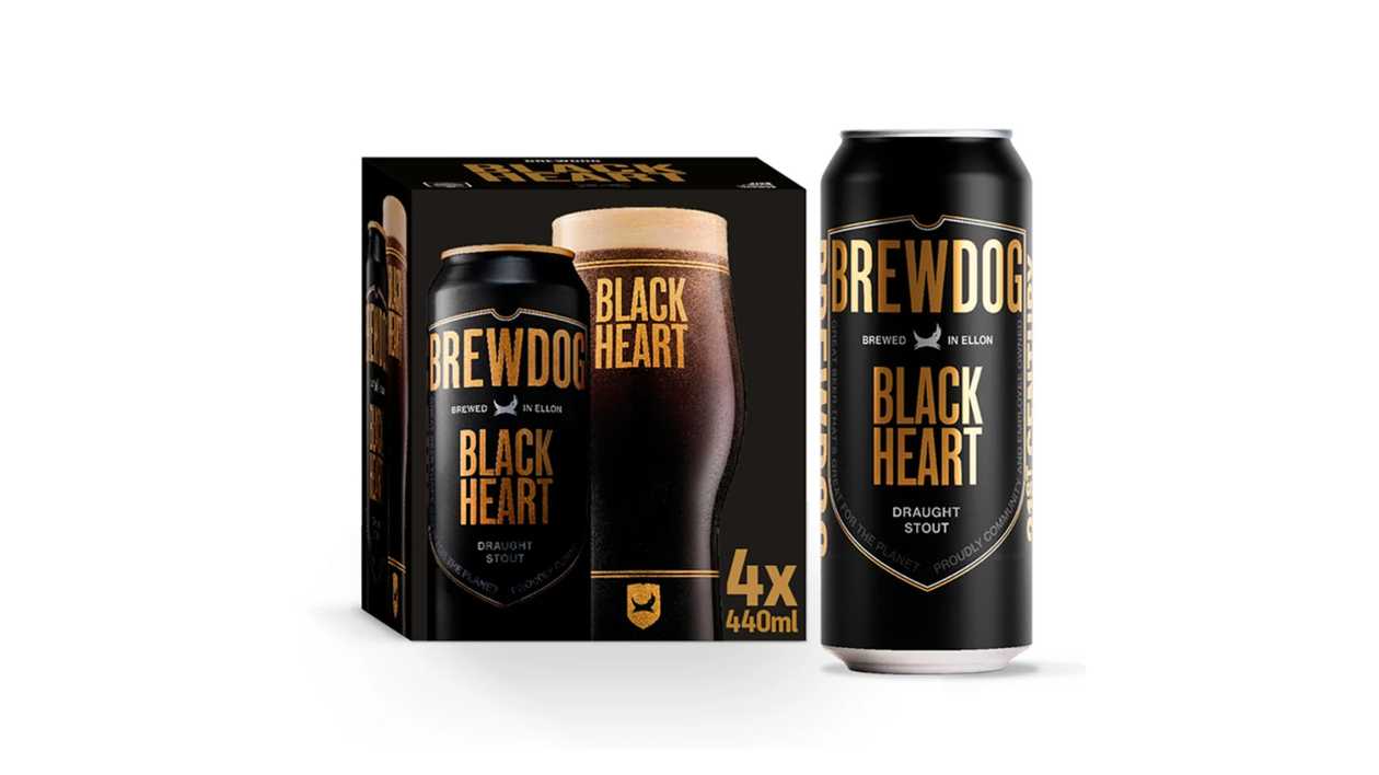 Brewdog Black Heart x4 440ml Can