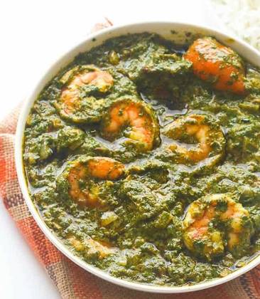 Prawn Saag