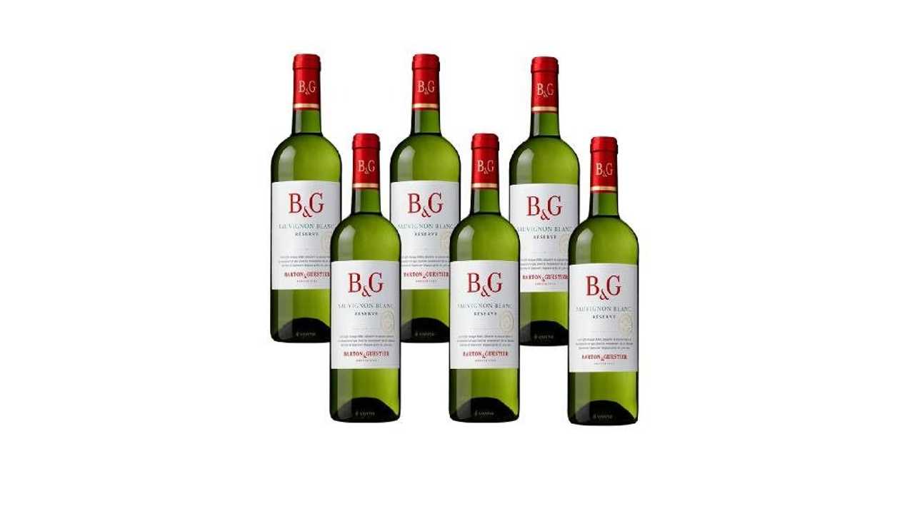 B&G Sauvignon Blanc, 750ml X 6